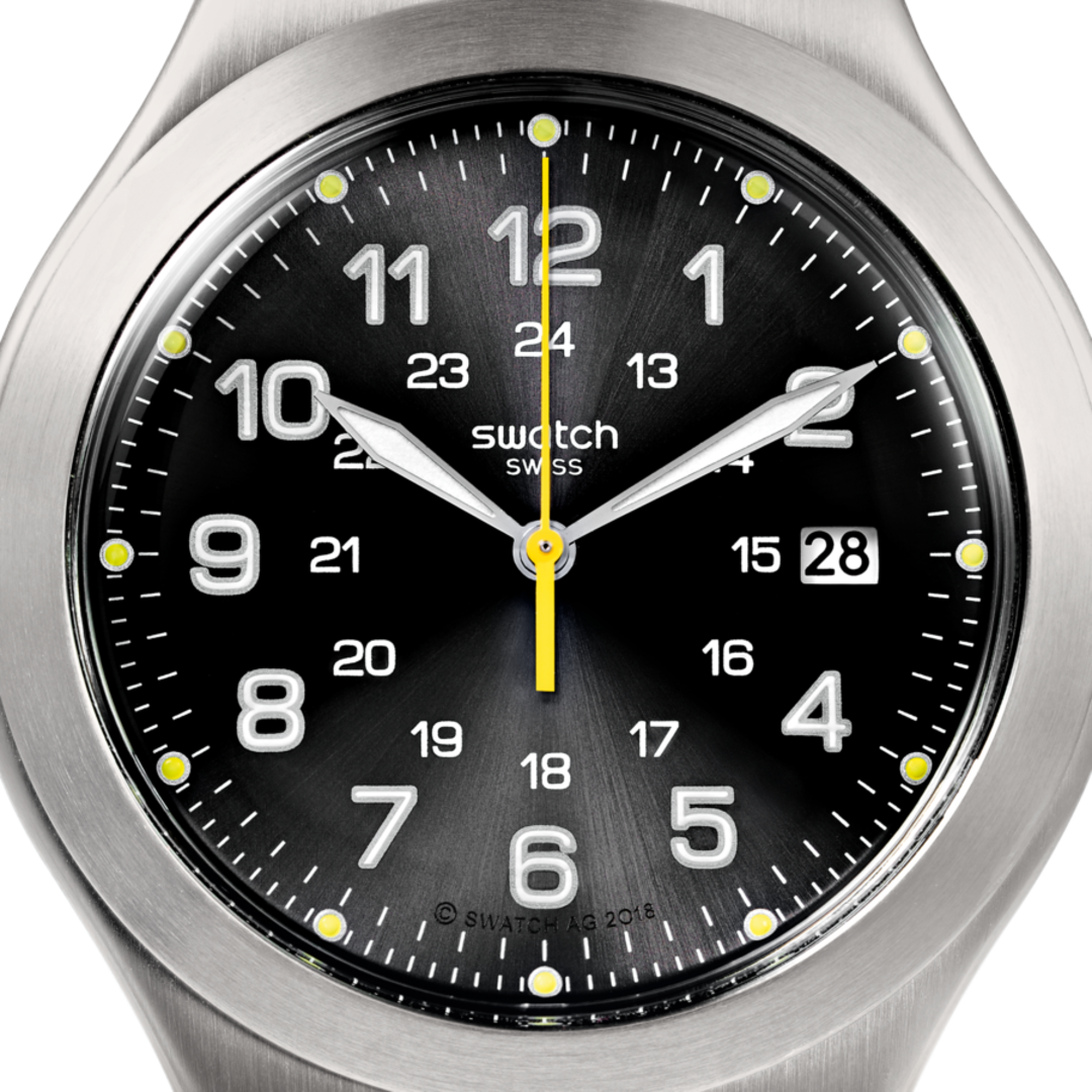Swatch Happy joe lime YWS439GC - quadrante nero