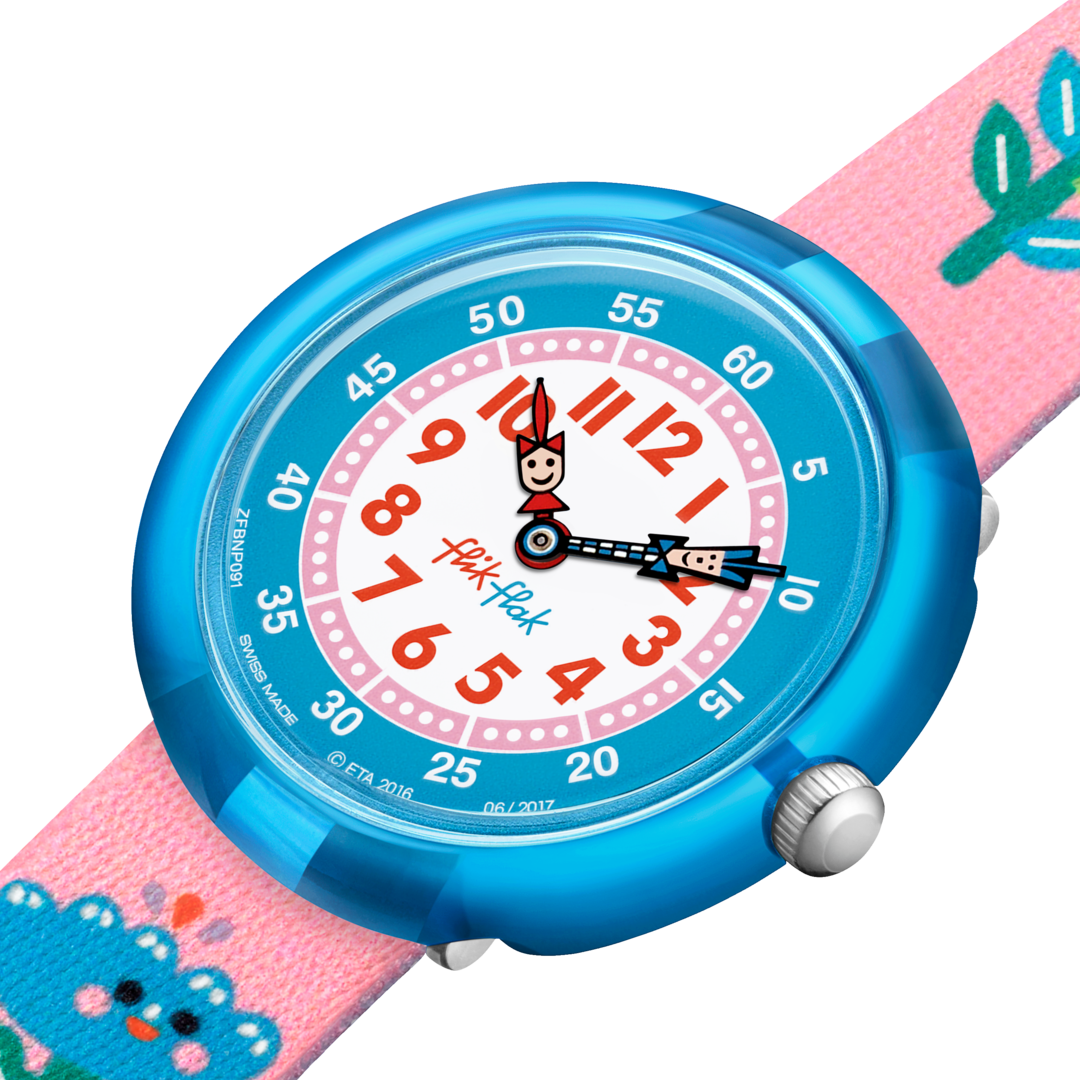 Flik Flak ONCE AND FLORAL FBNP091C - azzurro/rosa