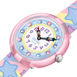 Load image into Gallery viewer, Flik Flak STAR PARTY FBNP215 - quadrante con cristalli brillanti colorati