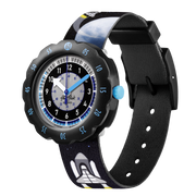 Flik Flak MOON AND BACK FPSP057 - nero - cinturino tema spazio