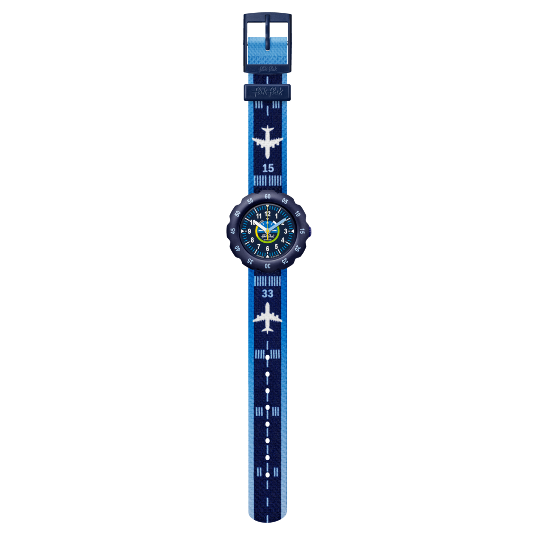 Flik Flak TAKE OFF FPSP068 - blu - cinturino tema aereo