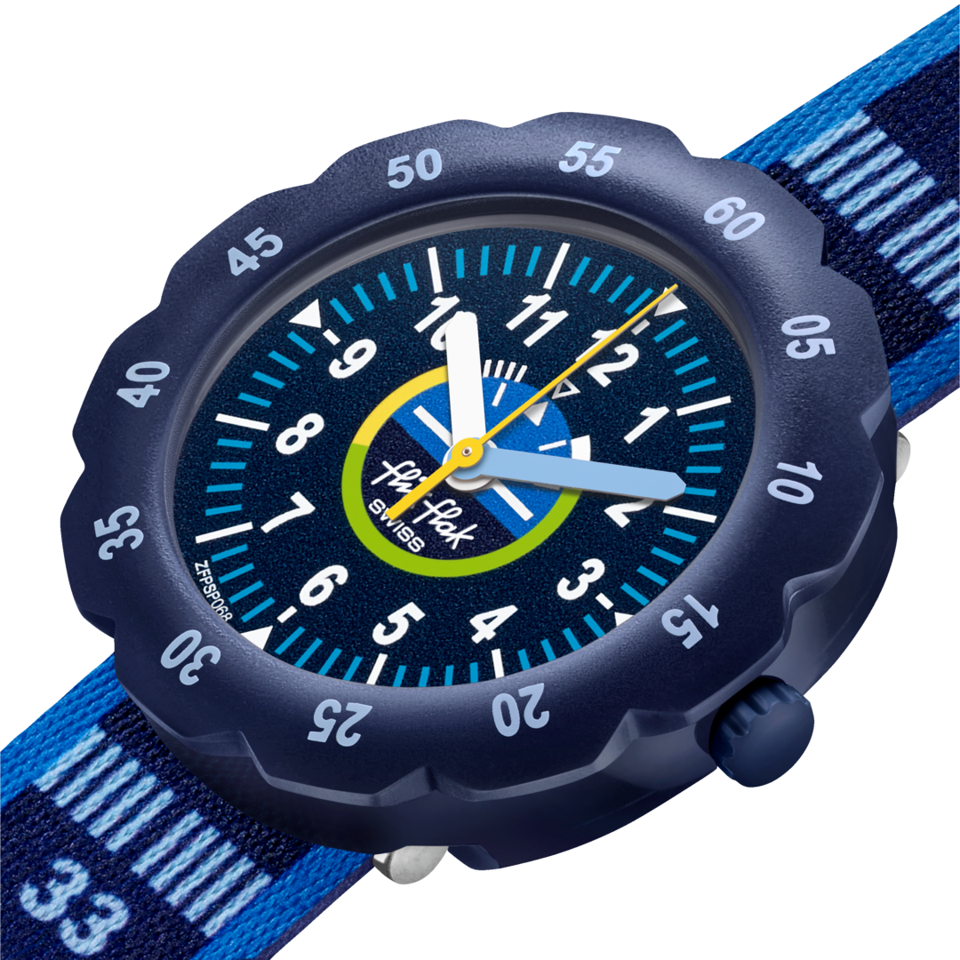 Flik Flak TAKE OFF FPSP068 - blu - cinturino tema aereo