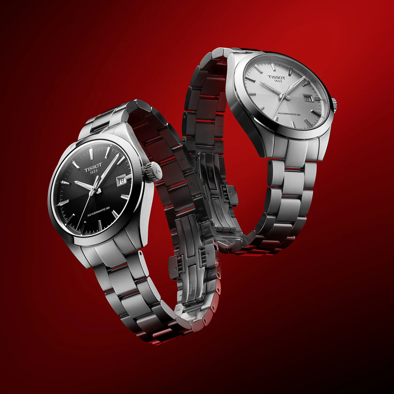 Tissot Gentleman 38mm T165.807.11.031.00 - bracciale e cassa acciaio - quadrante argento con datario