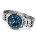 Load image into Gallery viewer, Fondello avvitato in acciaio inossidabile del Breitling Navitimer Automatic 41 con movimento meccanico automatico calibro Breitling 17 e riserva di carica circa 38 ore
