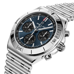 Load image into Gallery viewer, Breitling Chronomat B01 Chronograph 42 AB0158101C1A1 - bracciale e cassa acciaio - quadrante blu con cronografo e datario