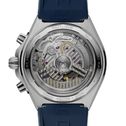 Breitling Chronomat B01 Chronograph 42 AB0158101C1S1 - cassa acciaio - cinturino caucciù blu - quadrante blu con cronografo e datario - fondello