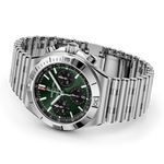 Load image into Gallery viewer, Breitling Chronomat B01 Chronograph 42 AB0158101L1A1 - bracciale e cassa acciaio - quadrante verde con cronografo e datario