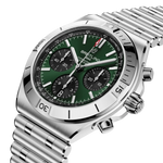 Load image into Gallery viewer, Breitling Chronomat B01 Chronograph 42 AB0158101L1A1 - bracciale e cassa acciaio - quadrante verde con cronografo e datario