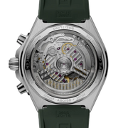 Breitling Chronomat B01 Chronograph 42 AB0158101L1S1 - cassa acciaio - cinturino caucciù verde scuro - quadrante verde scuro con cronografo e datario - fondello