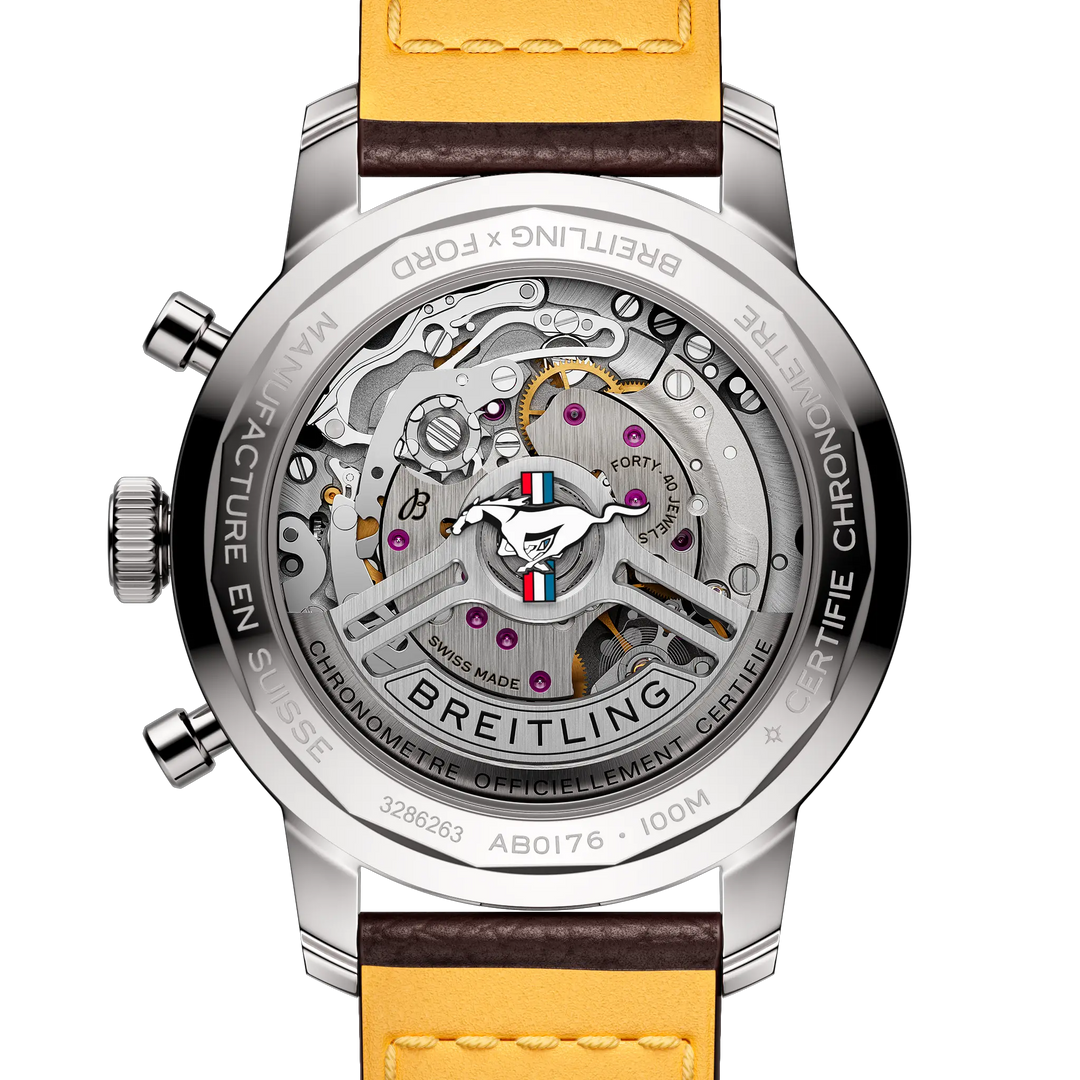Breitling Top Time B01 Ford Mustang AB01762A1L1X1 - fondello con movimento a vista