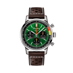 Load image into Gallery viewer, Breitling Top Time B01 Ford Mustang AB01762A1L1X1 - cassa acciaio - cinturino marrone in pelle - quadrante verde intenso