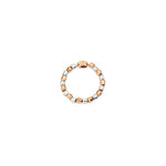 Load image into Gallery viewer, DoDo Anello mini granelli in oro rosa e argento DAC1005-GRANX-0009A