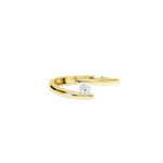 Load image into Gallery viewer, Anello Dorato con Diamante Lab-Grown