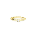 Load image into Gallery viewer, Anello Dorato con Diamante Lab-Grown