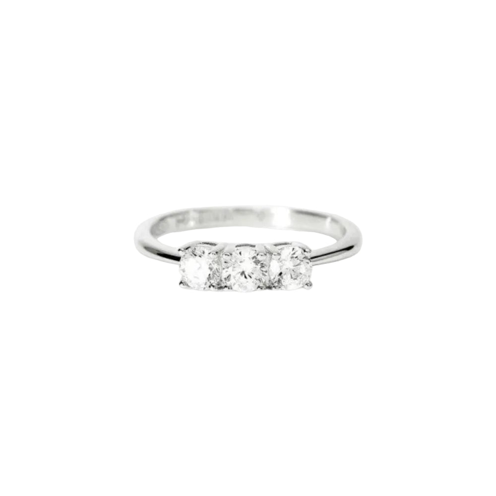 Anello Trilogy con Diamanti Lab-Grown
