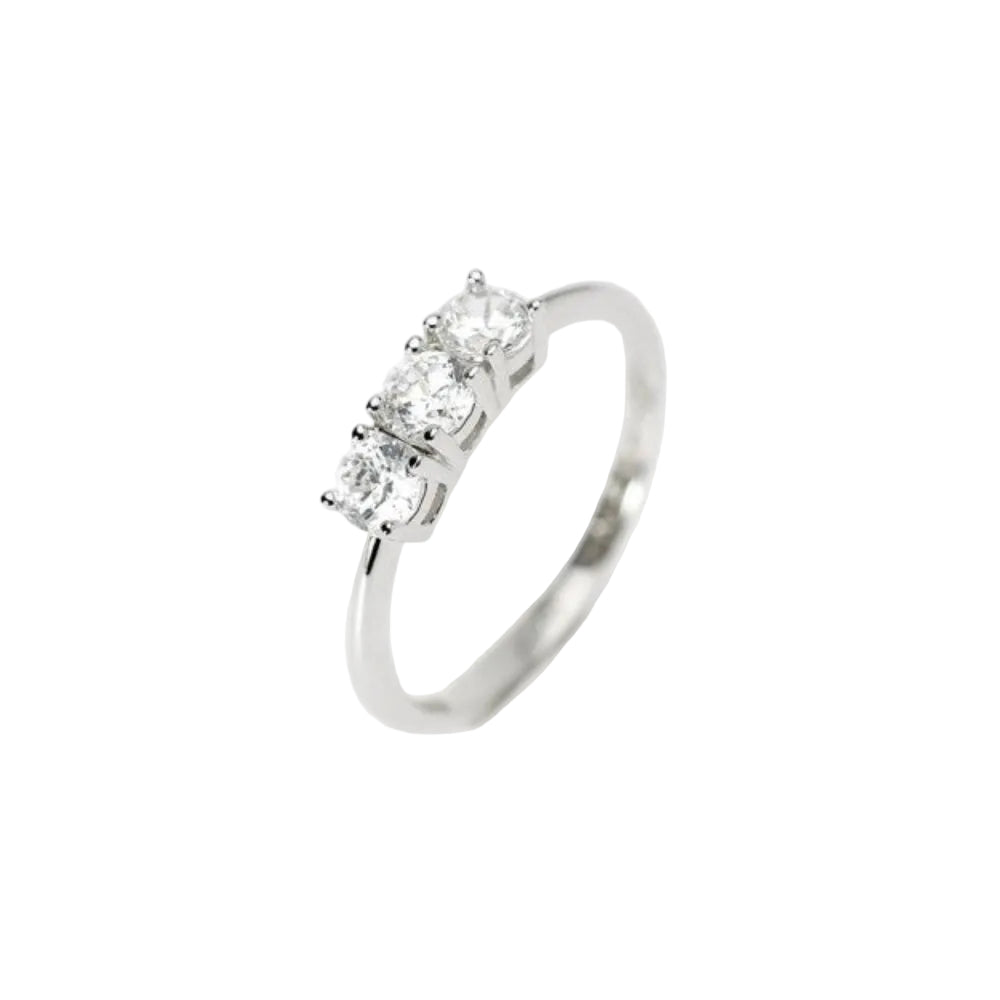 Anello Trilogy con Diamanti Lab-Grown