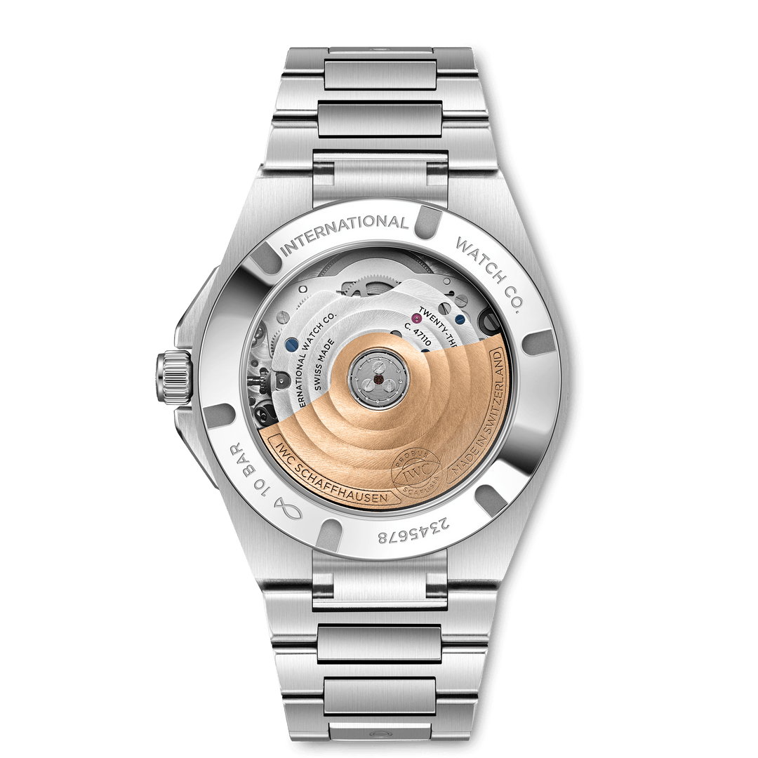 IWC Ingenieur Automatic 35 IW324907 - fondello con movimento a vista