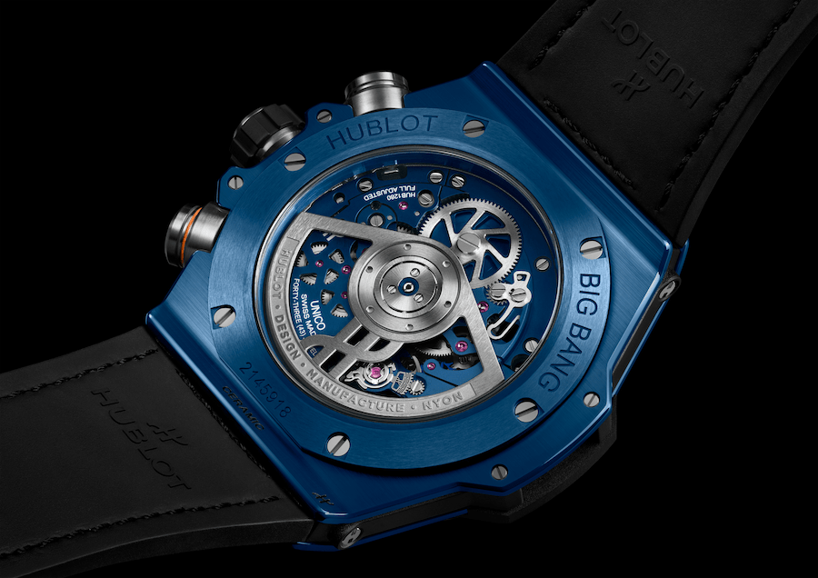 Hublot Big Bang Reloaded Blue Ceramic 421.EX.5129.NR.RLD - fondello