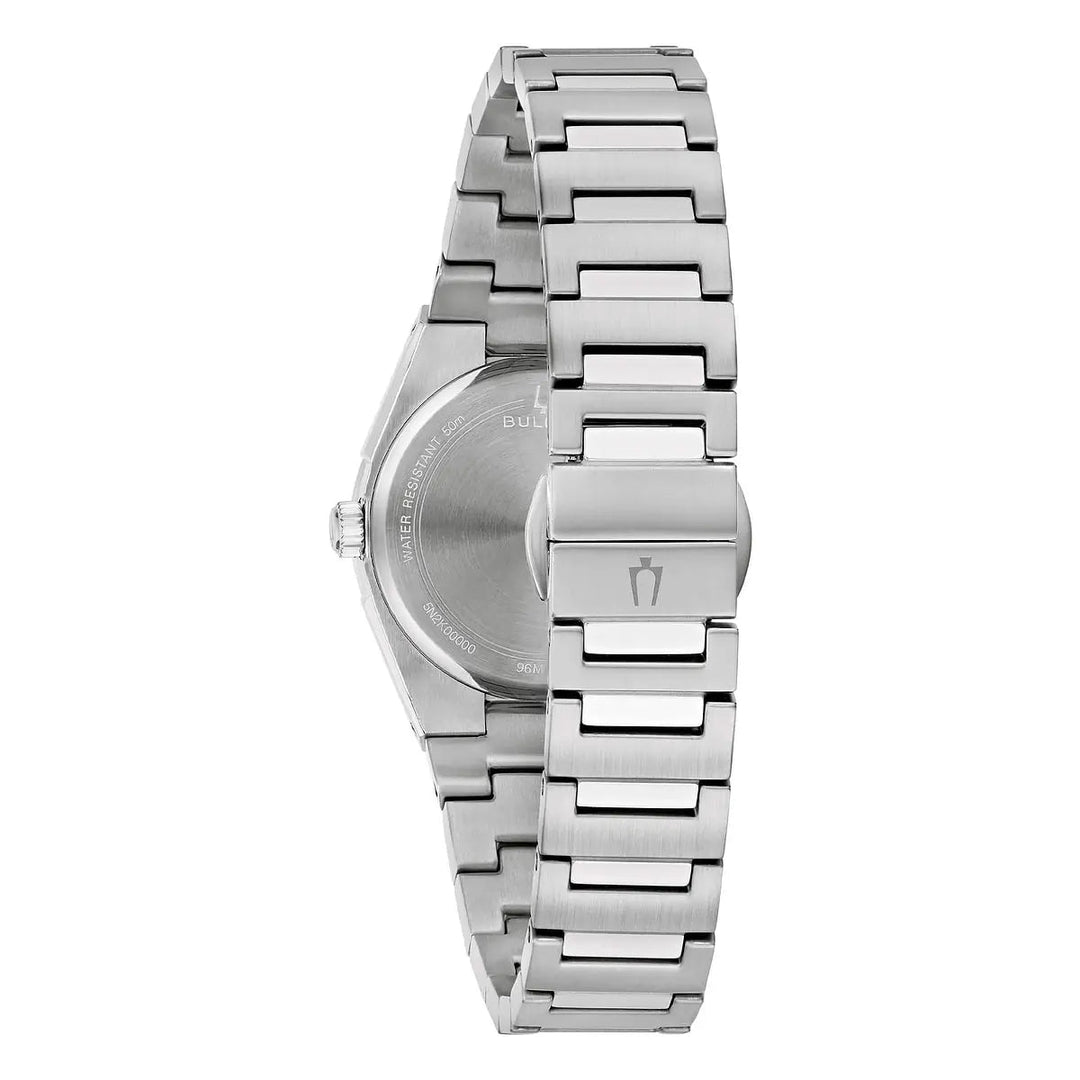 Bulova Classics 96M177 - bracciale e cassa acciaio - quadrante azzurro con datario