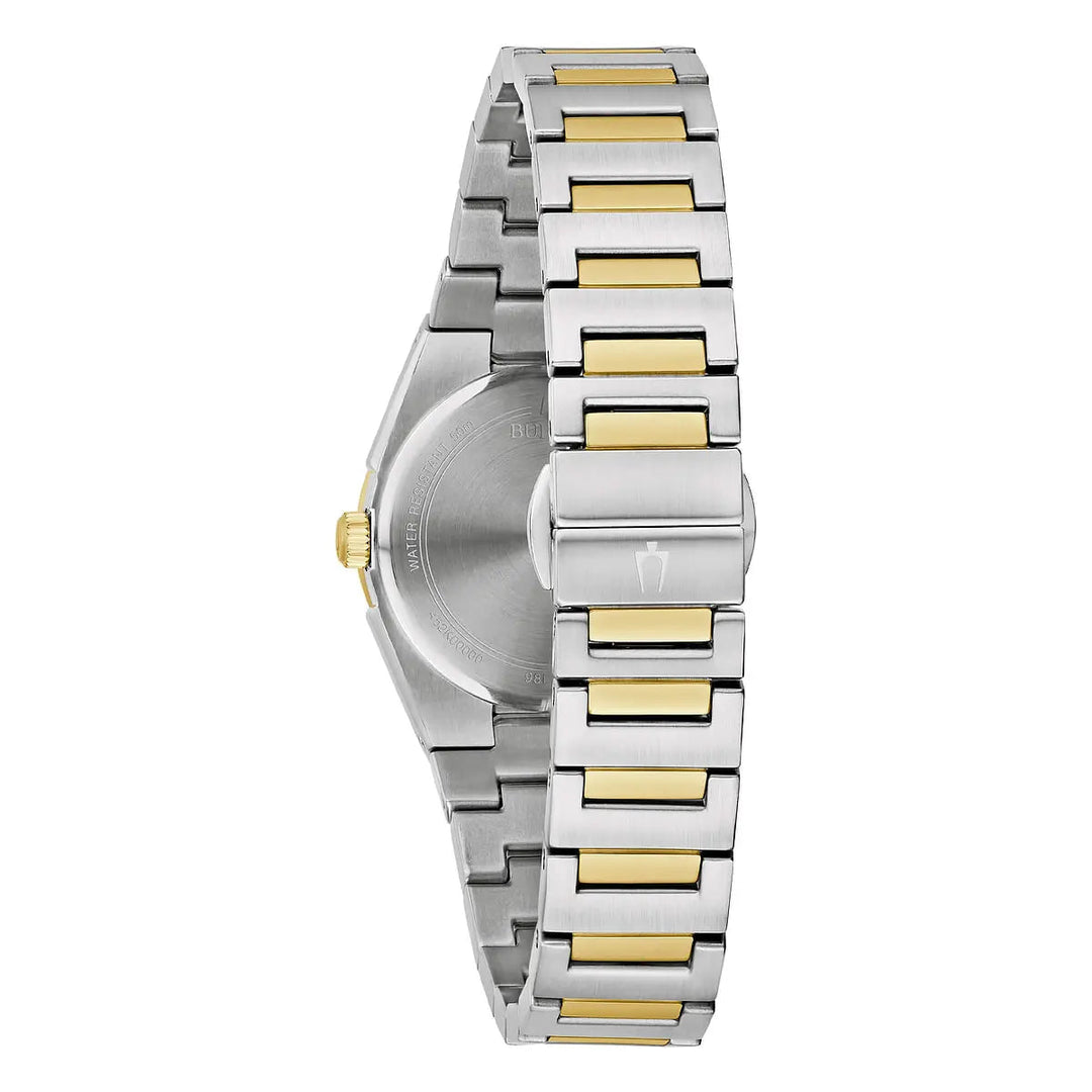 Bulova Classics 98L323 - cassa acciaio - bracciale acciaio e oro giallo - quadrante grigio con datario