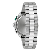 Bulova Racer 98B468 - cassa e bracciale acciaio - quadrante verde con cronografo e datario