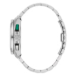 Load image into Gallery viewer, Bulova Racer 98B468 - cassa e bracciale acciaio - quadrante verde con cronografo e datario