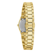 Bulova Super Seville 97L189 - bracciale e cassa acciaio dorato - quadrante bianco