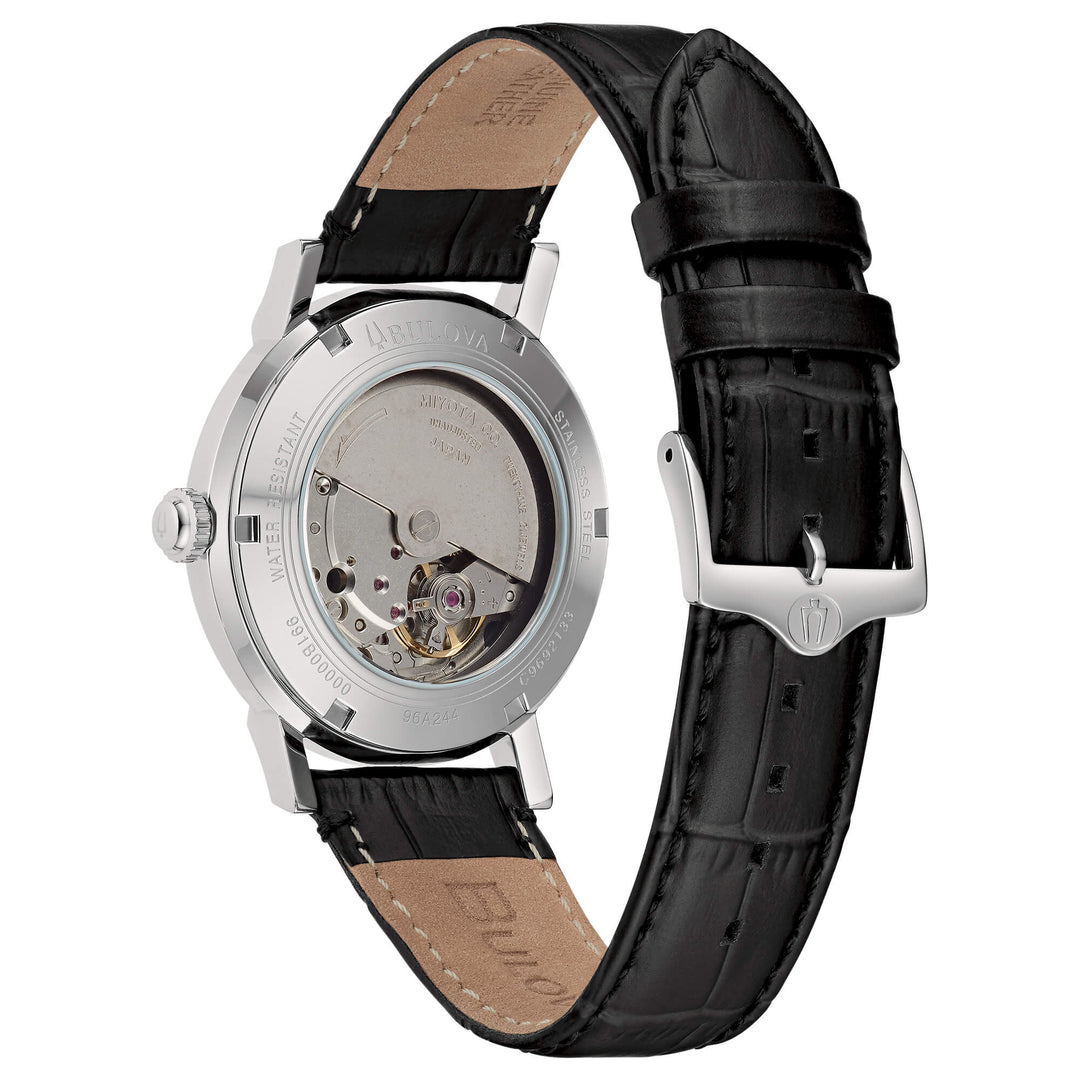 Bulova Clipper Vintage Automatic 96A244 - fondello con movimento a vista