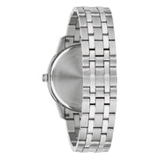 Bulova Sutton Classic 96B474 - bracciale e cassa acciaio - quadrante bianco con datario - fondello