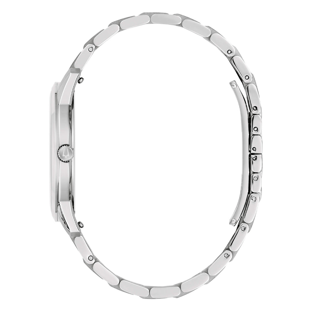 Bulova Sutton Classic 96B475 - bracciale e cassa acciaio - quadrante blu con datario