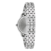 Bulova Sutton Lady 96M174 - bracciale e cassa acciaio - quadrante bianco con datario - fondello
