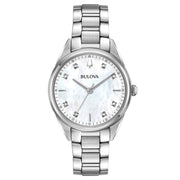 Bulova Sutton lady 96P199 - bracciale e cassa acciaio - quadrante madreperla