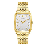 Load image into Gallery viewer, Bulova Tony Bennett 97B236 - bracciale e cassa acciaio placcato oro giallo - quadrante argento con datario