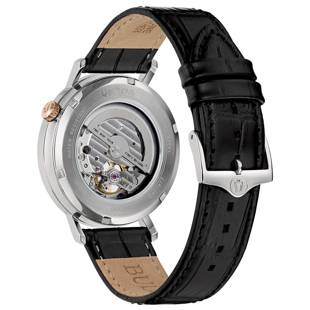 Bulova Aerojet Automatic 98A289 - fondello con movimento a vista