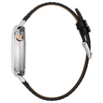Load image into Gallery viewer, Bulova Aerojet Automatic 98A289 - cassa acciaio - cinturino pelle nero - quadrante argento