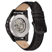 Bulova Sutton Skeleton 98A304 - fondello a vite con oblo trasparente e movimento a vista