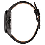 Load image into Gallery viewer, Bulova Sutton Skeleton 98A304 - cinturino pelle nero - cassa acciaio nero - quadrante grigio con movimento a vista
