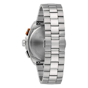 Bulova Racer 98B432 - bracciale e cassa acciaio - quadrante azzurro con cronografo e datario