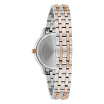 Load image into Gallery viewer, Bulova Sutton Lady 98M140 - bracciale acciaio/oro rosa - cassa acciaio - quadrante argento con datario - fondello