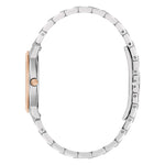 Load image into Gallery viewer, Bulova Sutton Lady 98M140 - bracciale acciaio/oro rosa - cassa acciaio - quadrante argento con datario