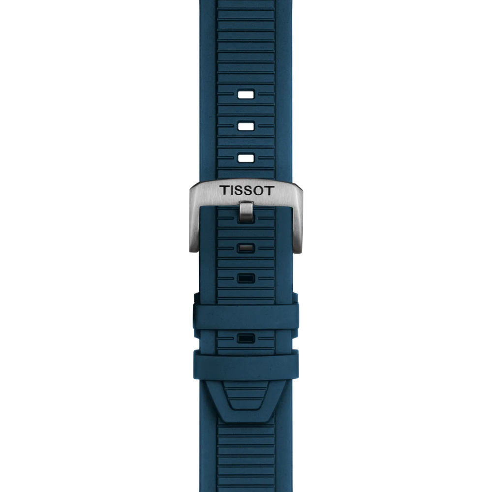 Tissot T-race 45mm T141.417.27.041.00 - cinturino silicone blu