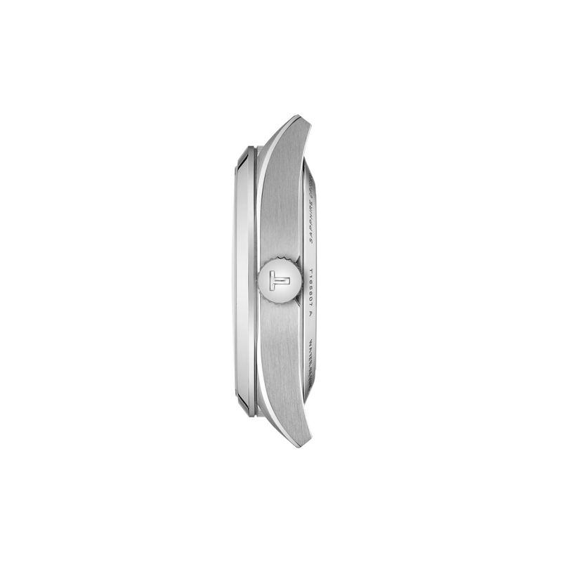 Tissot Gentleman 38mm T165.807.11.041.00 - bracciale e cassa acciaio - quadrante blu con datario