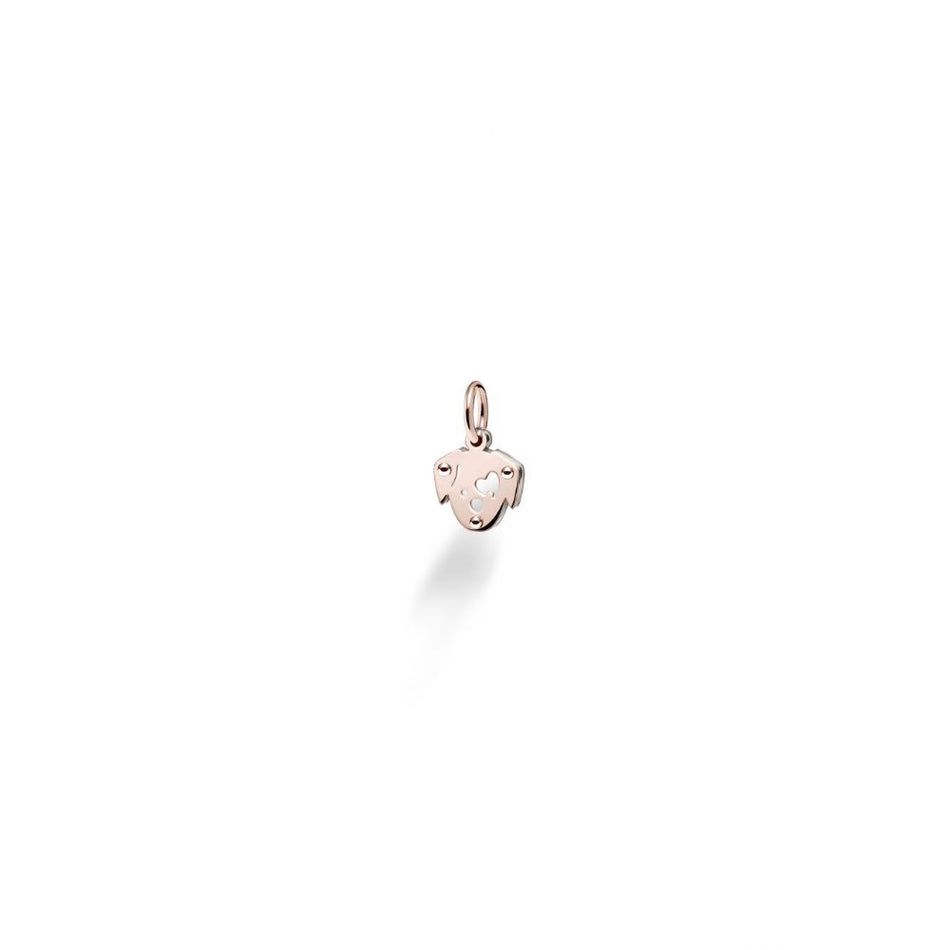 Charm Cagnolino in Oro Rosa e Argento