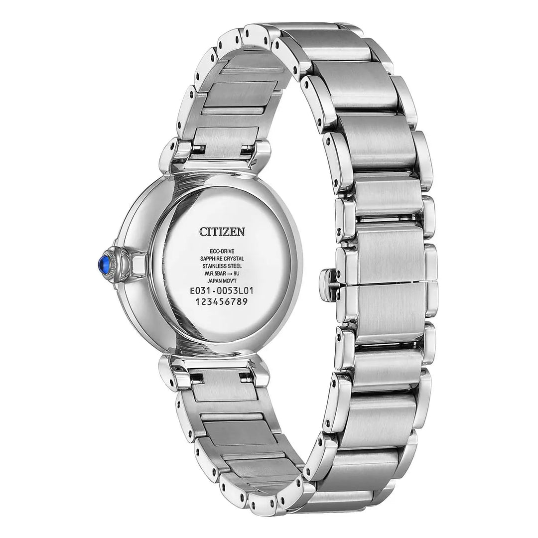 Citizen Lady EM1070-83L - bracciale e cassa acciaio - quadrante turchese