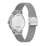 Load image into Gallery viewer, Citizen Elegance EM1220-82A -bracciale e cassa acciaio - quadrante bianco con brillanti - fondello