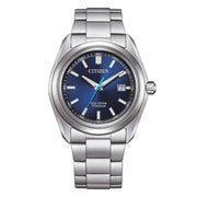 Citizen Super Titanio blu AW1900-50L - bracciale e cassa titanio - quadrante blu con datario