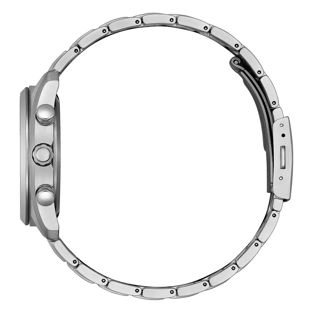 Citizen Super Titanio Crono AT2590-59E - bracciale e cassa titanio - quadrante nero con datario e cronografo
