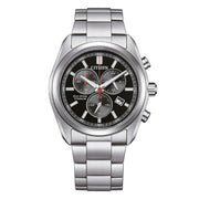 Citizen Super Titanio Crono AT2590-59E - bracciale e cassa titanio - quadrante nero con datario e cronografo