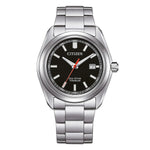 Load image into Gallery viewer, Citizen Super Titanio nero AW1900-50E - bracciale e cassa acciaio - quadrante nero con datario