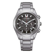Citizen Super Titanio Crono CA4750-51E - bracciale e cassa titanio - quadrante nero con datario e cronografo